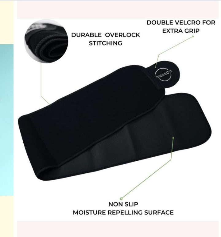 Advanced Belly Fat Burner Sweat Belt | Adjustable Waist Shaper for Men & Women✨🎉