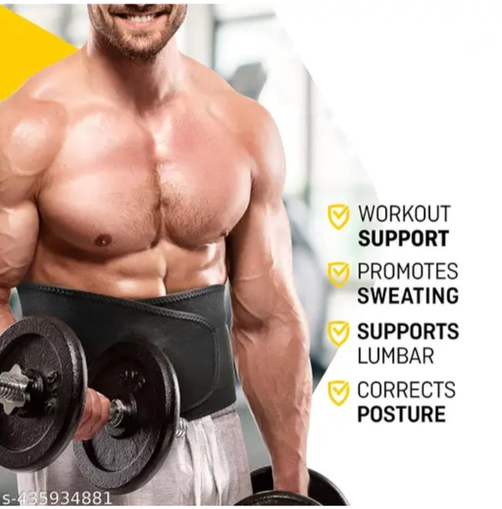 Advanced Belly Fat Burner Sweat Belt | Adjustable Waist Shaper for Men & Women✨🎉