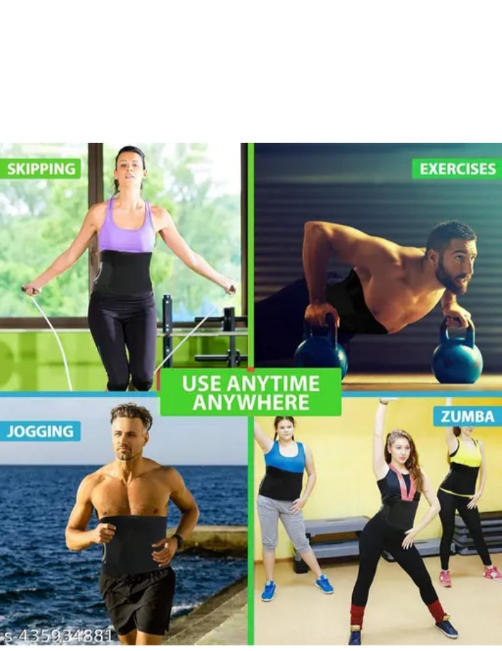 Advanced Belly Fat Burner Sweat Belt | Adjustable Waist Shaper for Men & Women✨🎉