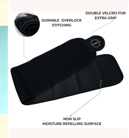 Advanced Belly Fat Burner Sweat Belt | Adjustable Waist Shaper for Men & Women✨🎉